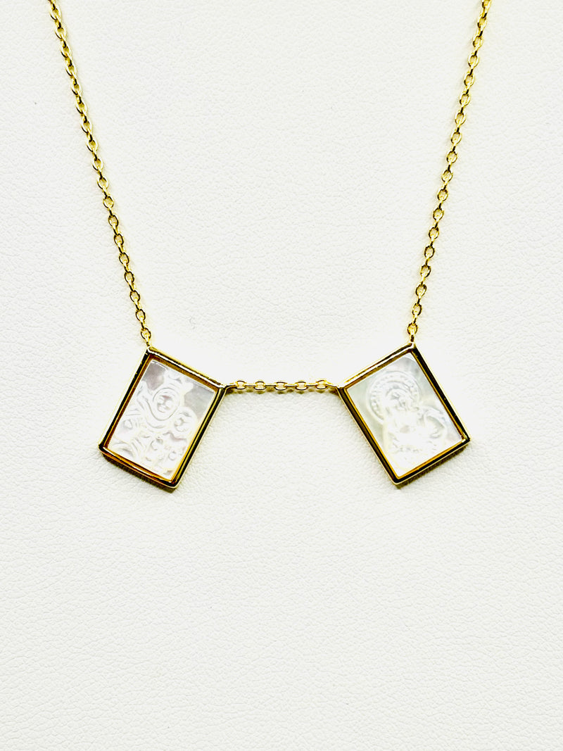 Side by Side Scapular Necklace