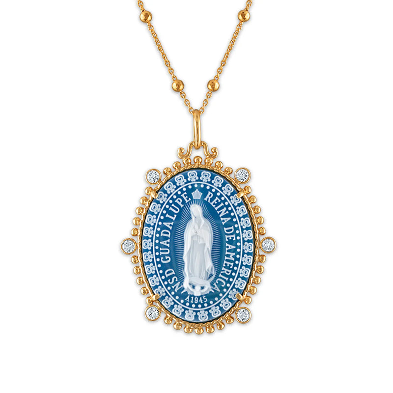 Blue Guadalupe Necklace
