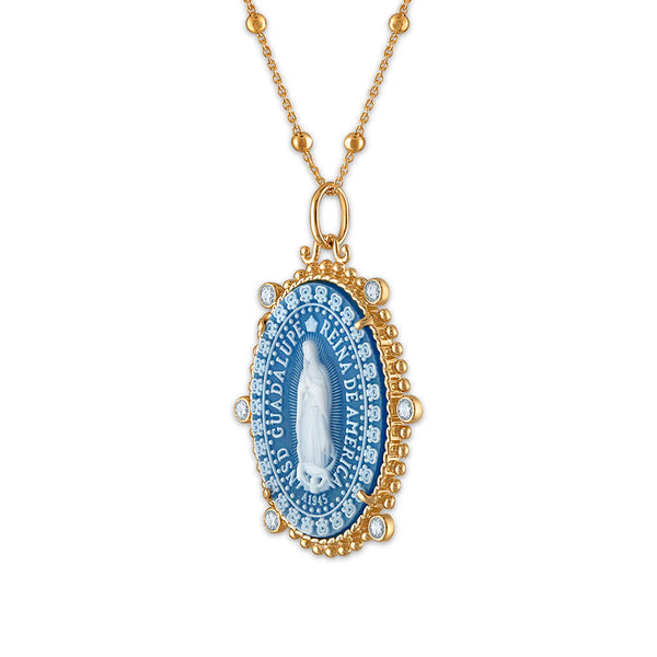 Blue Guadalupe Necklace