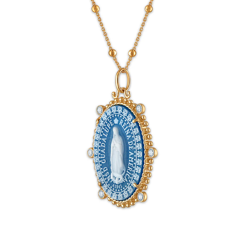 Blue Guadalupe Necklace