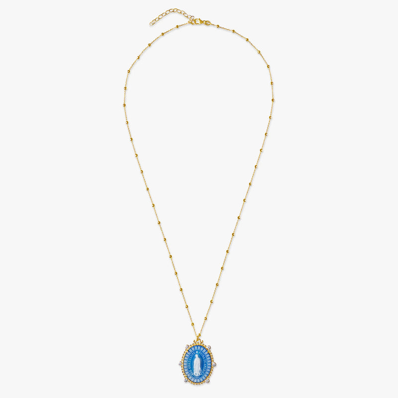 Blue Guadalupe Necklace