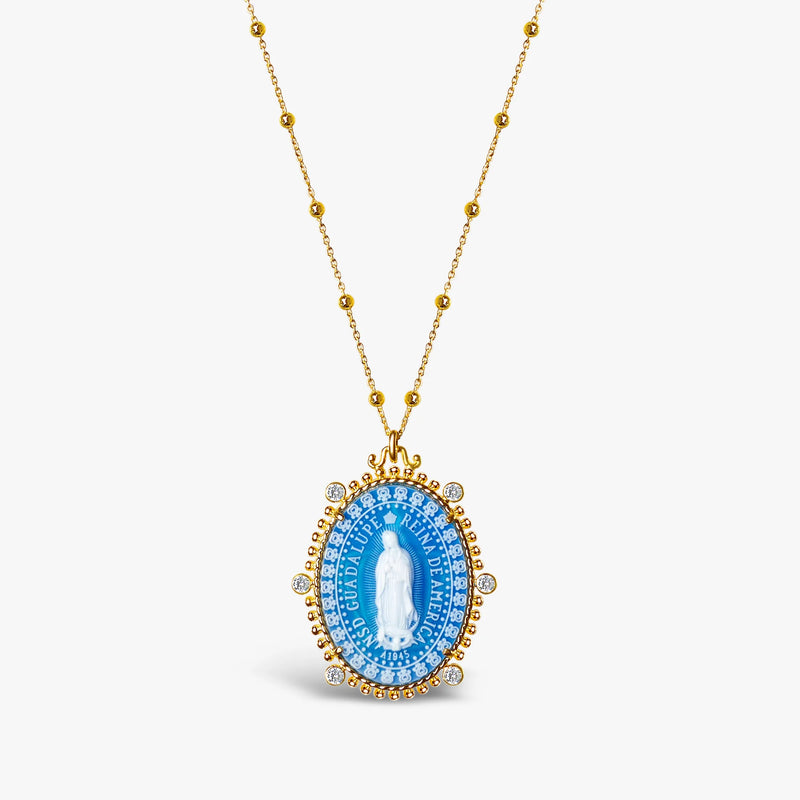 Blue Guadalupe Necklace