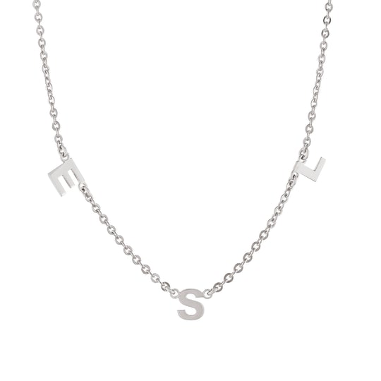 SINGLE INITIAL NAME NECKLACE