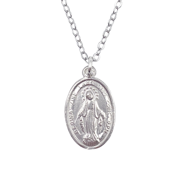 Dainty Miraculous Medal Necklace